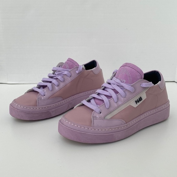 P448 Shoes - P448 Lavendar leather sneakers EU 38 (7.5-8 US) RARE